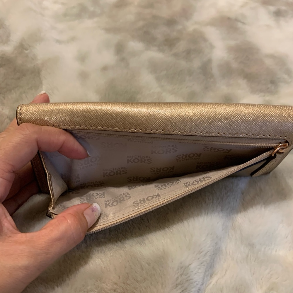 Gold slim envelope wallet - Picture 5 of 5
